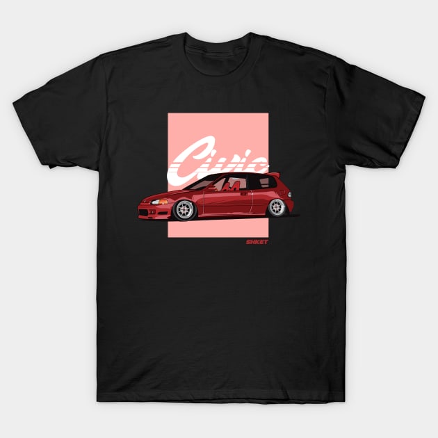 HONDA CIVIC STATIC Civic T Shirt TeePublic